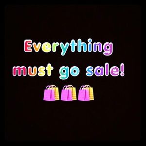 EVERYTHING must go sale! Make me offers! 🛍
